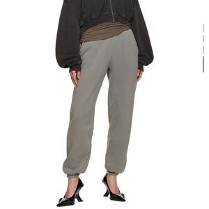 NWT Entire Studios Gray Heavy Jogger Sweatpants Women’s Size Extra Small